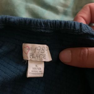 Blue off the shoulder top